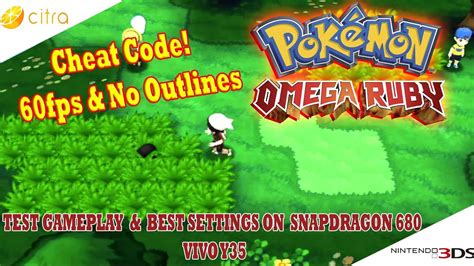 Pokemon Omega Ruby Cheats for Citra/3DS [Action Replay].